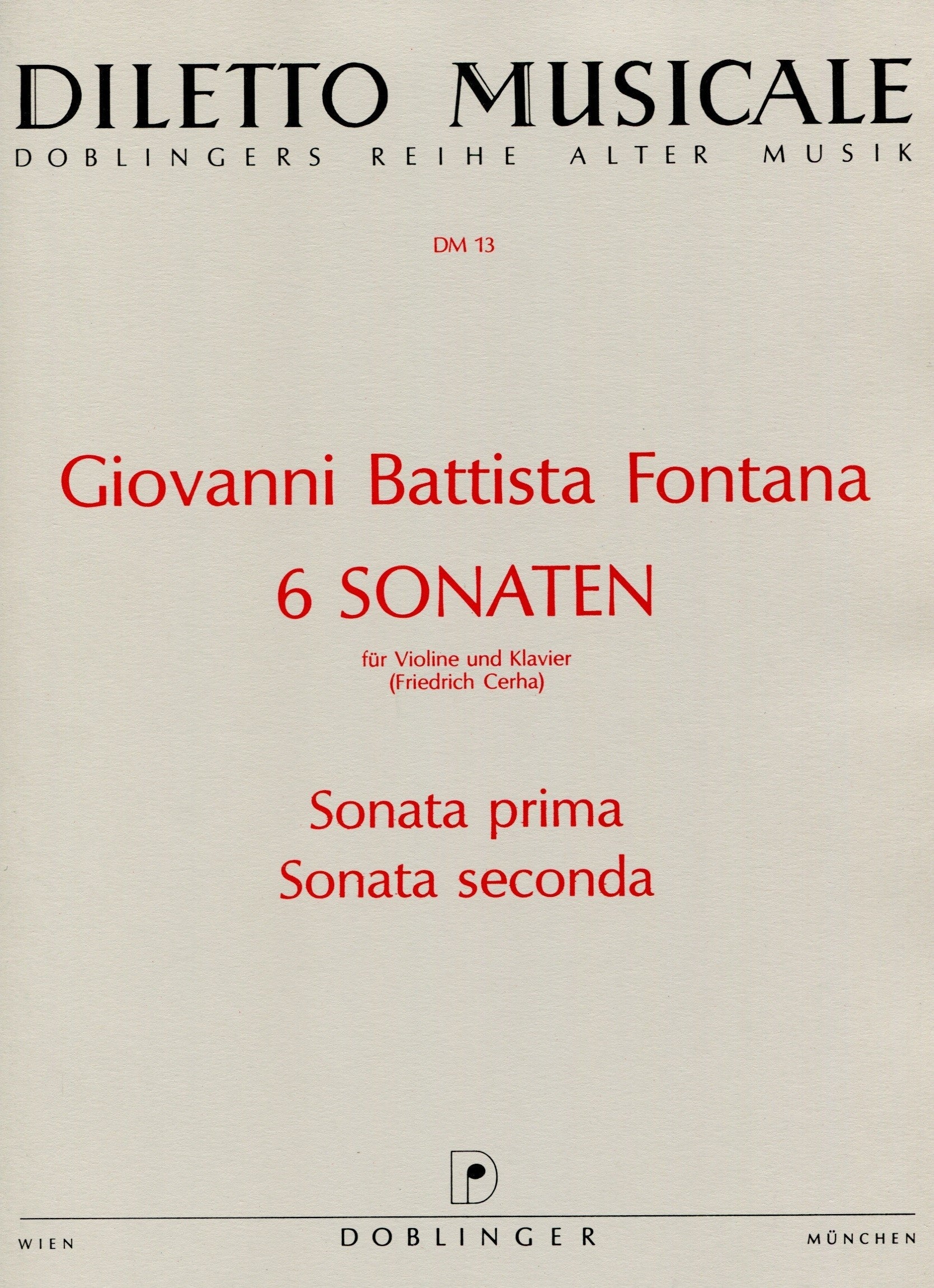 Sonata Prima, Sonata Seconda