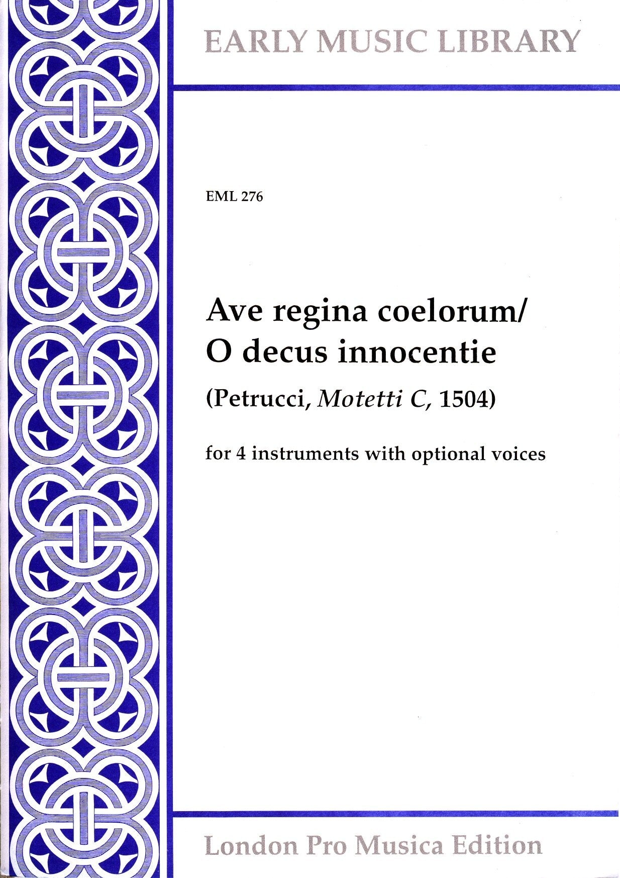 Ave Regina coelorum/ O decus innocentie