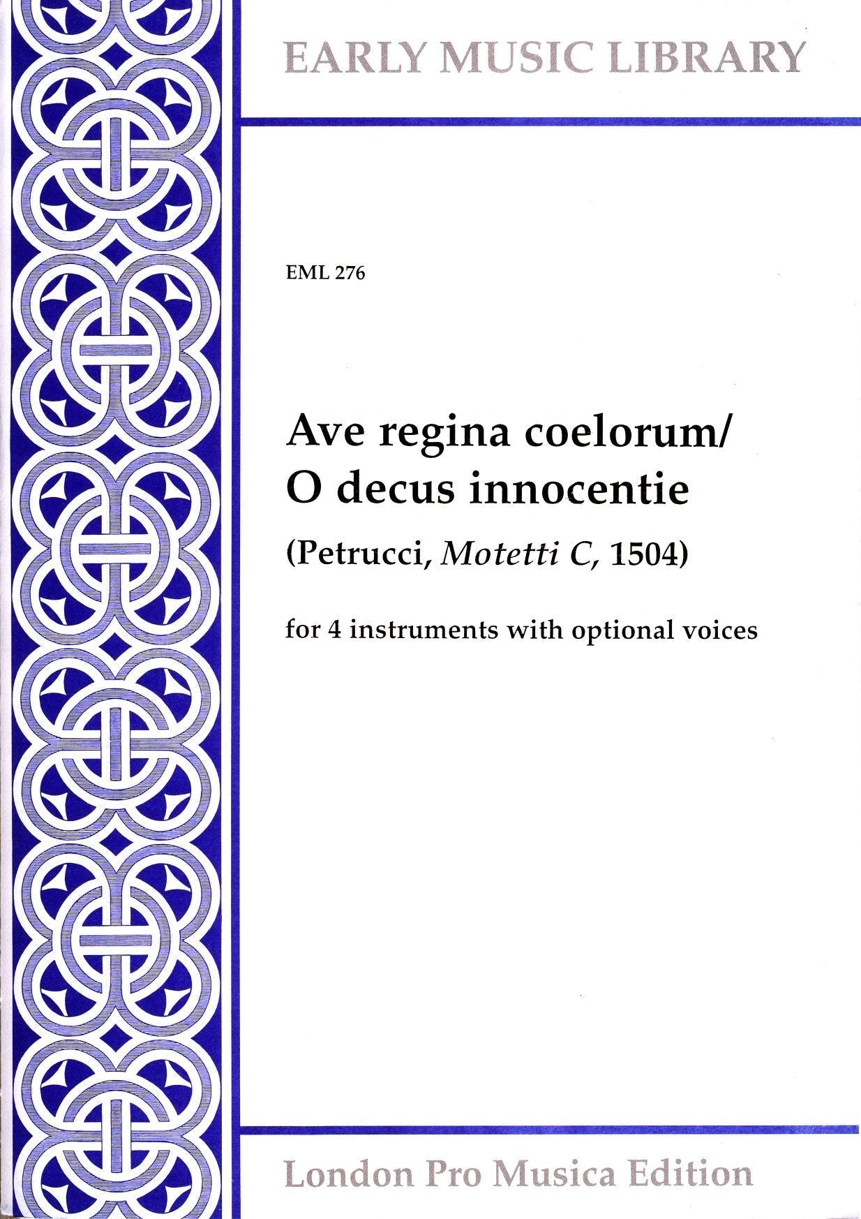 Ave Regina coelorum/ O decus innocentie