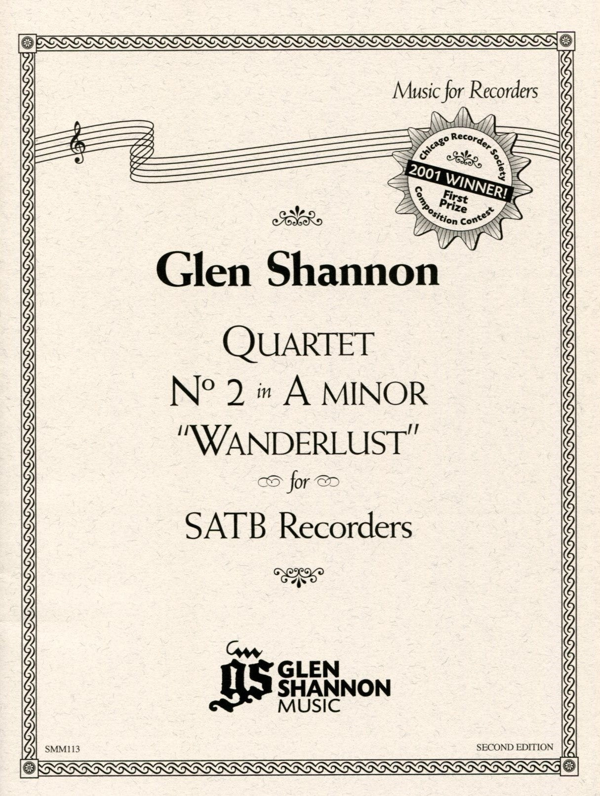 Quartet No 2 in A minor, "Wanderlust"