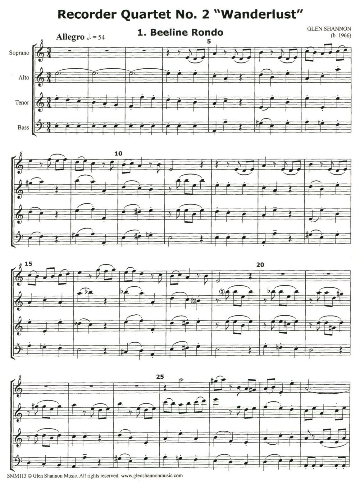 Quartet No 2 in A minor, Wanderlust