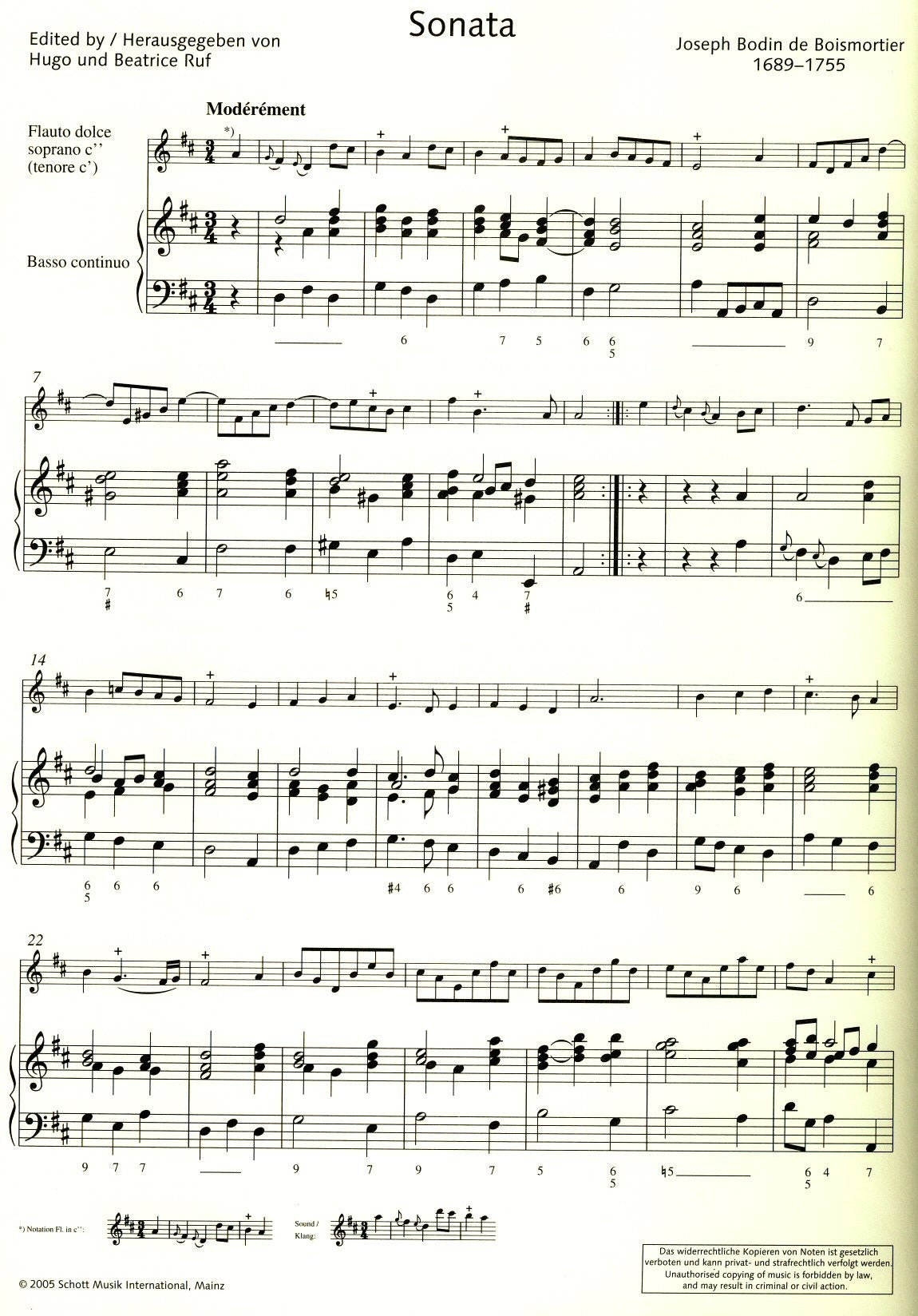 Sonata in D Major