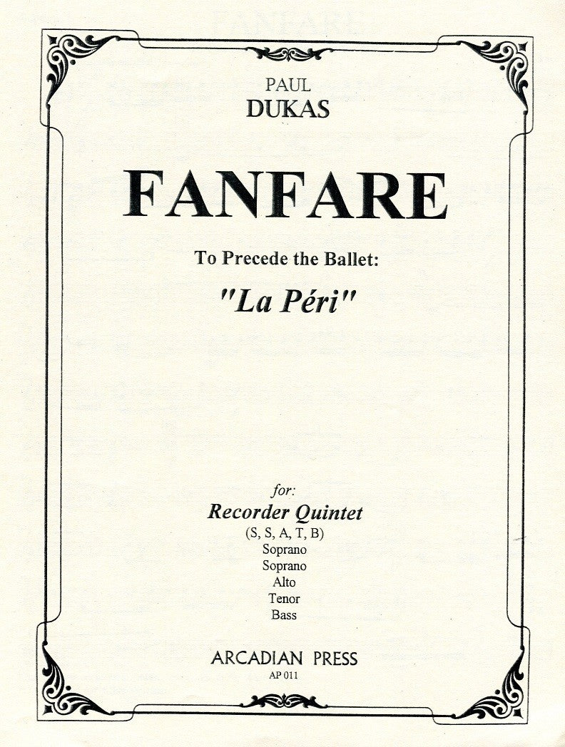 Fanfare from "La Peri"