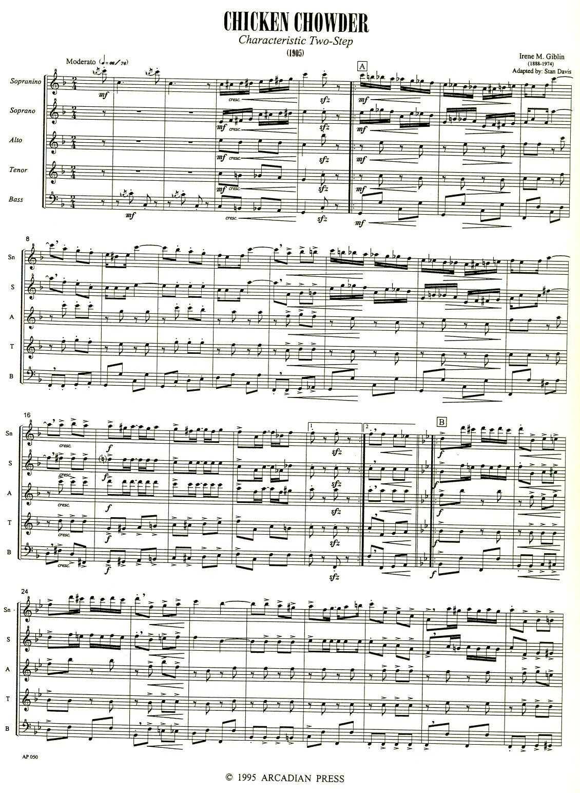 Chicken Chowder Rag (1905)