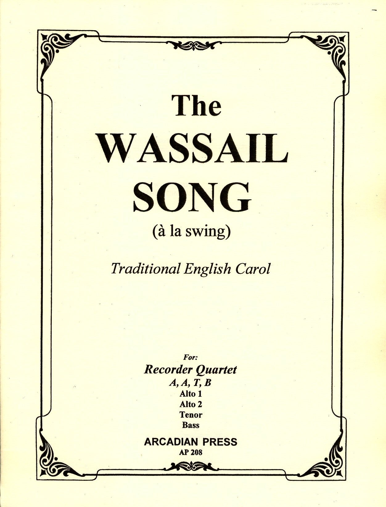 The Wassail Song (? la swing)