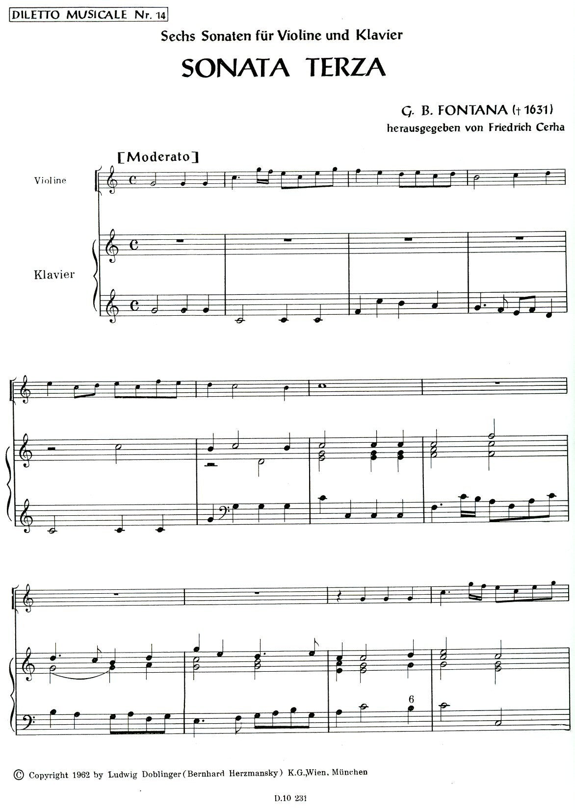 Sonata Terza, Sonata Quarta