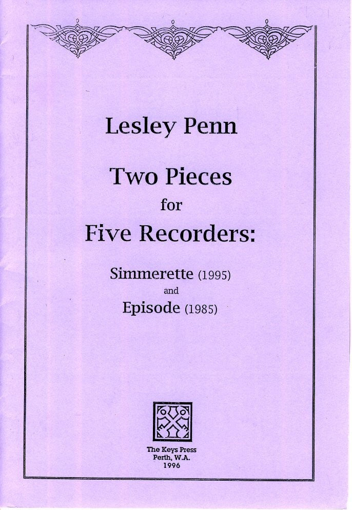 Two Pieces for 5 recorders