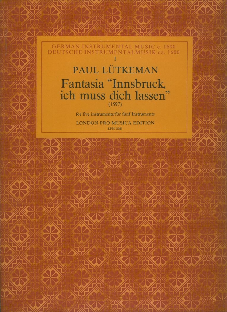 Fantasia: Innsbruck, I must leave you