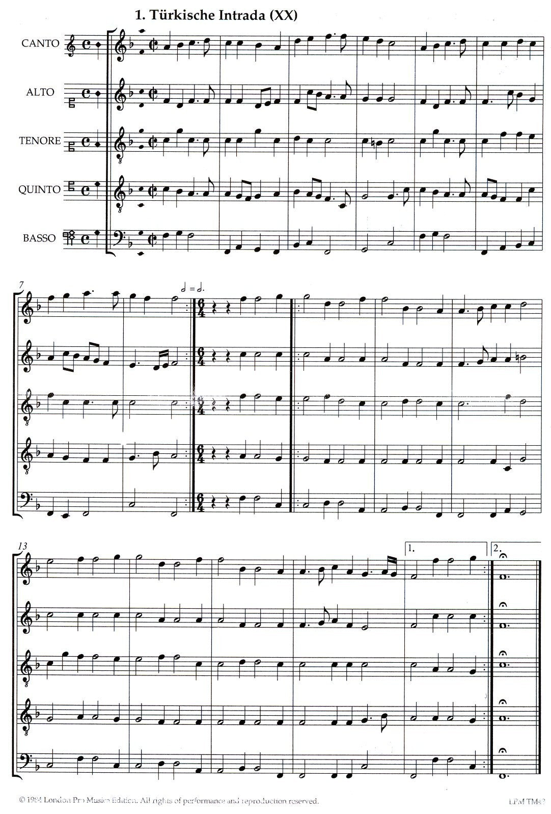 Ten Dances (1617)