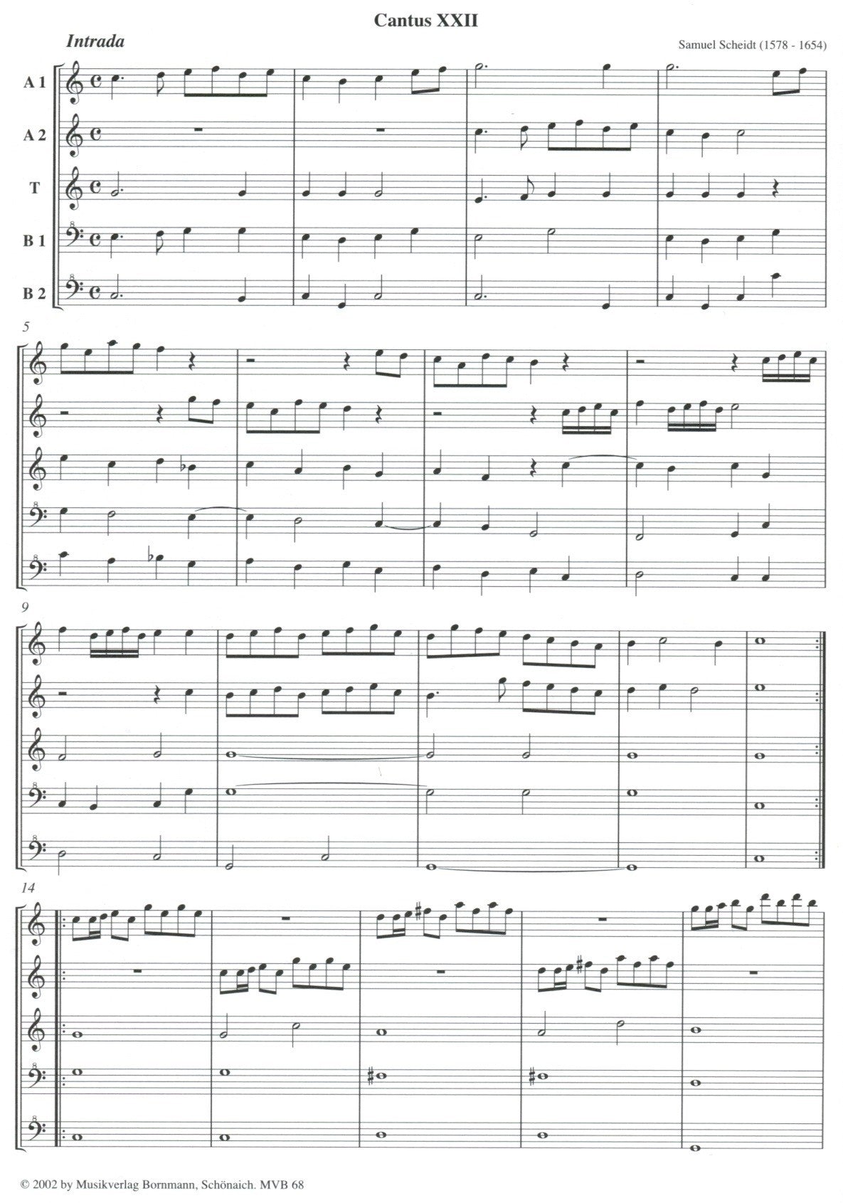5-stimmige Instrumentalsatze