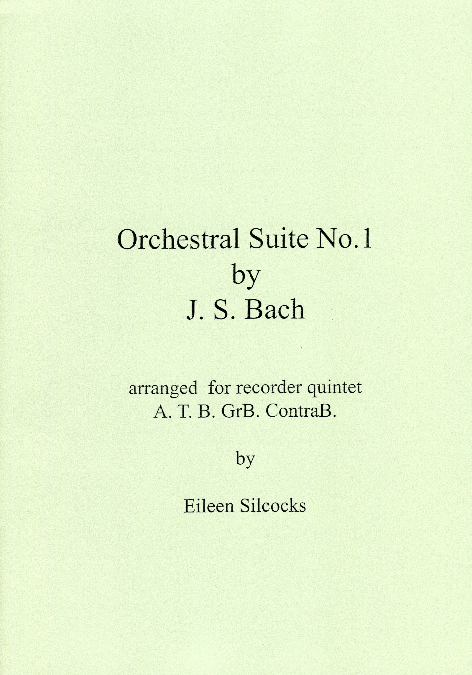 Orchestral Suite No 1
