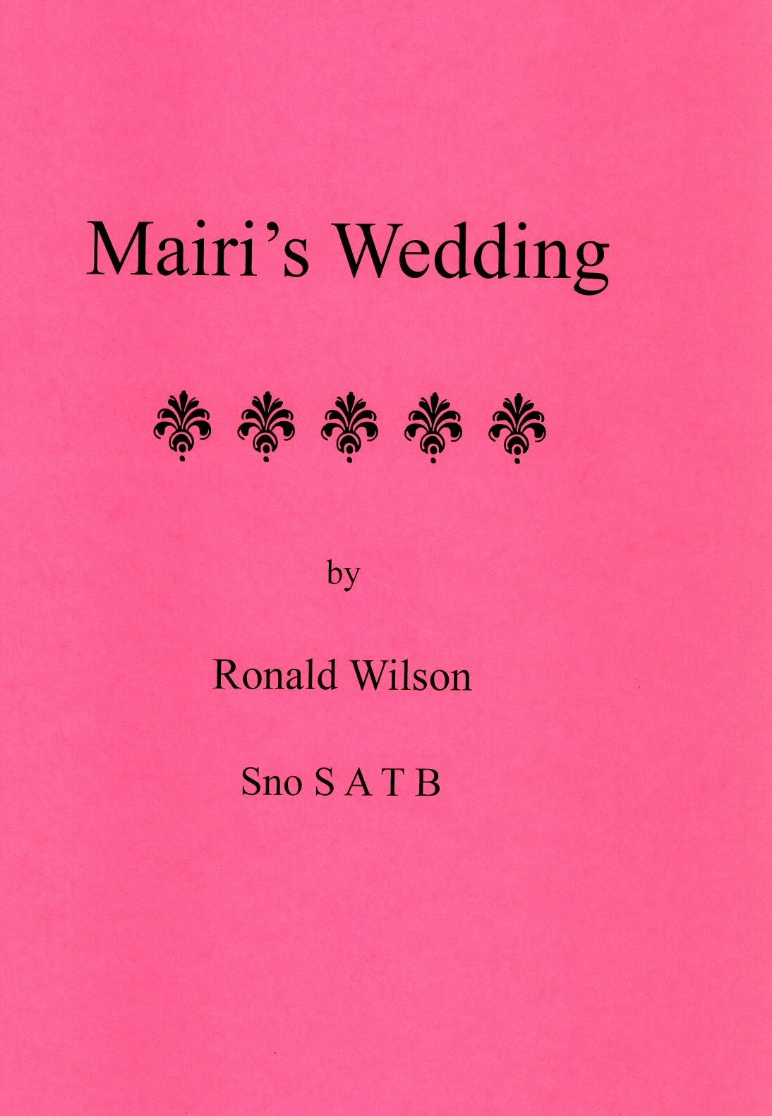 Mairi's Wedding