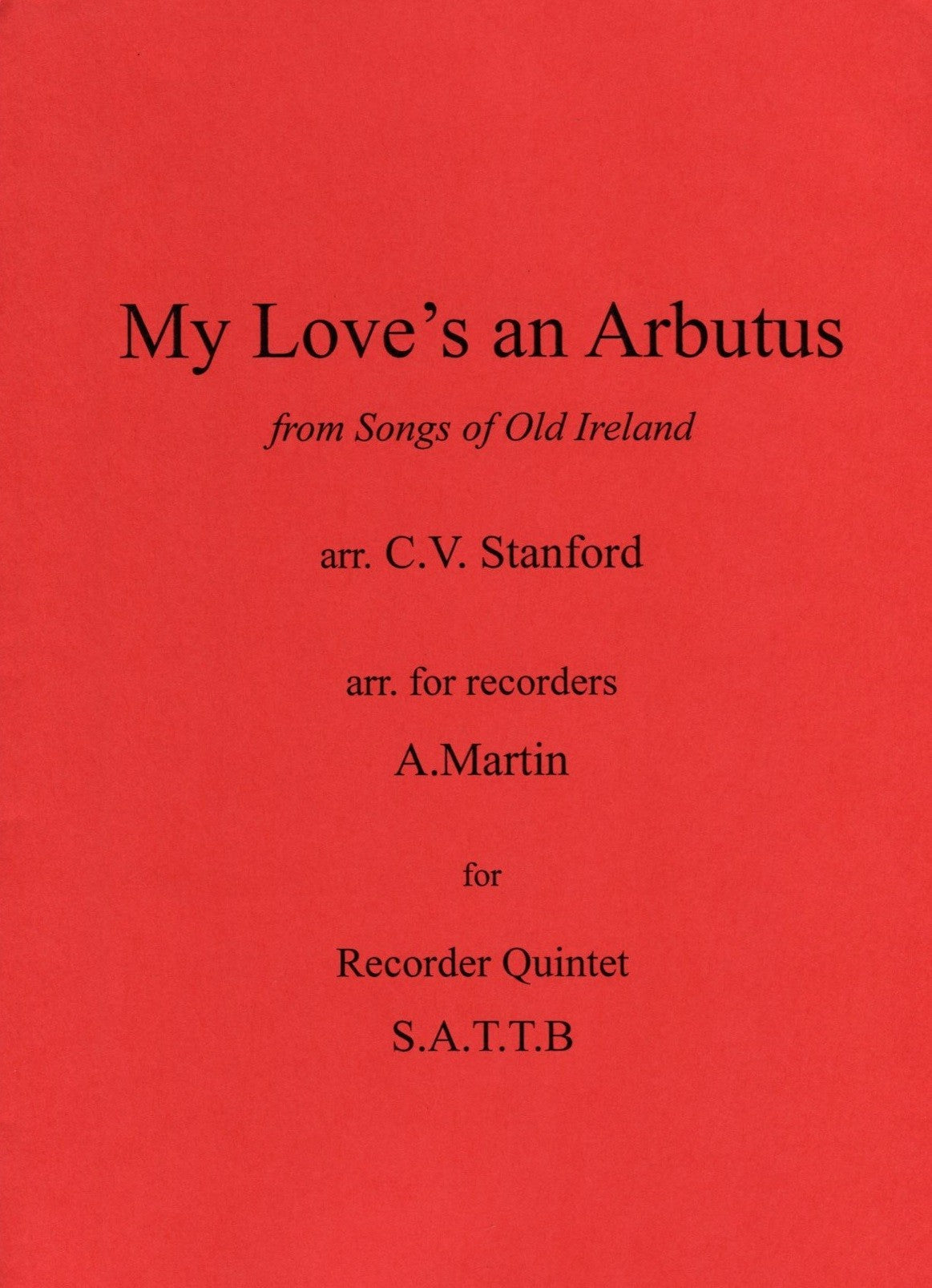 My Love's an Arbutus