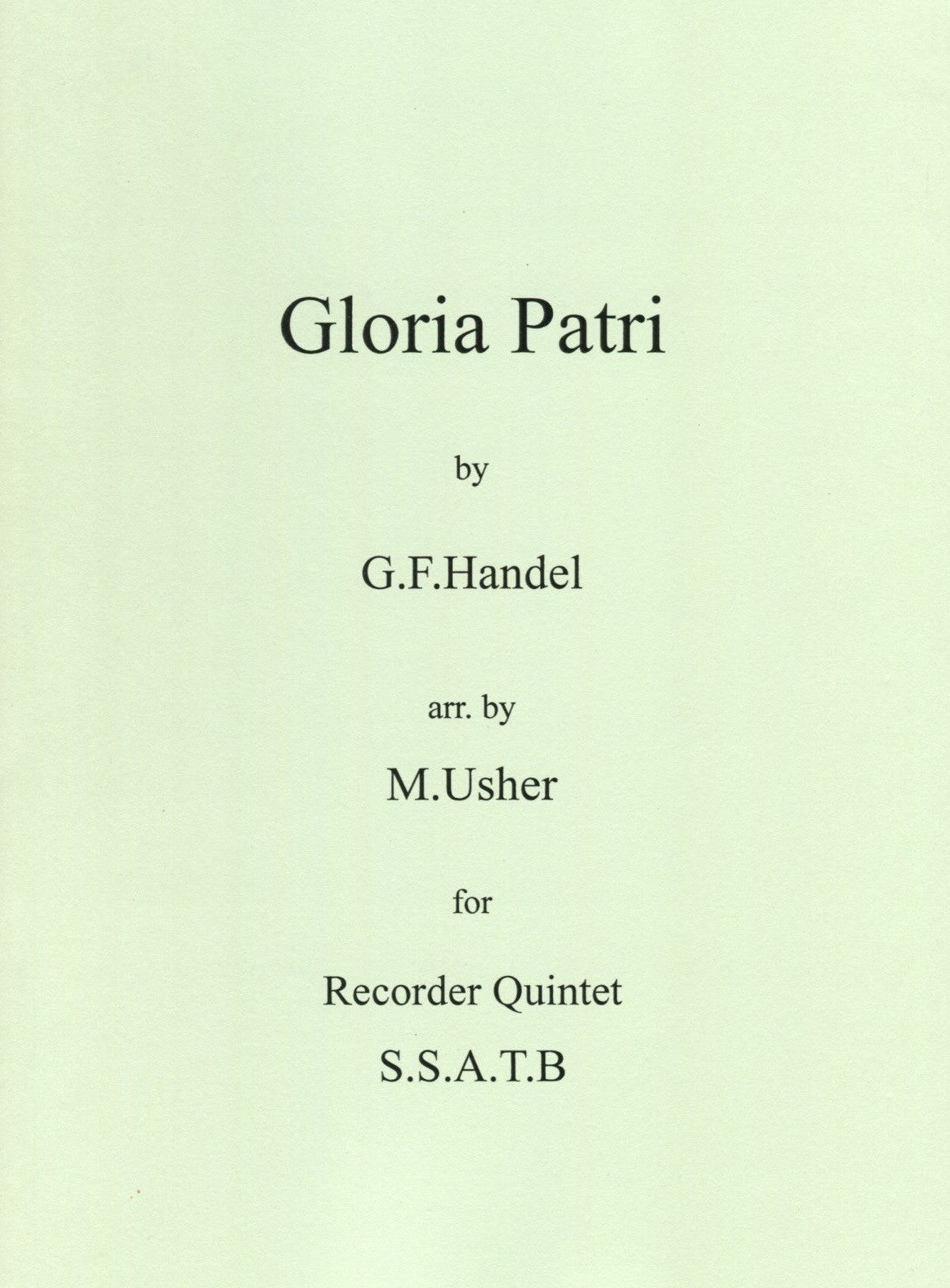 Gloria Patri
