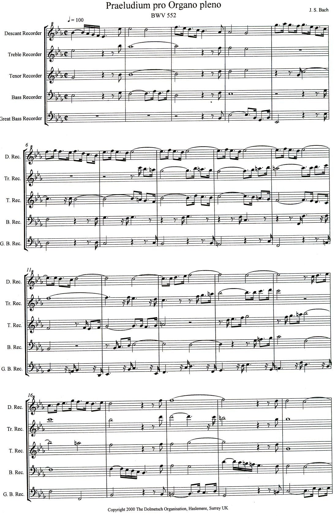 Praeludium pro Organo pleno