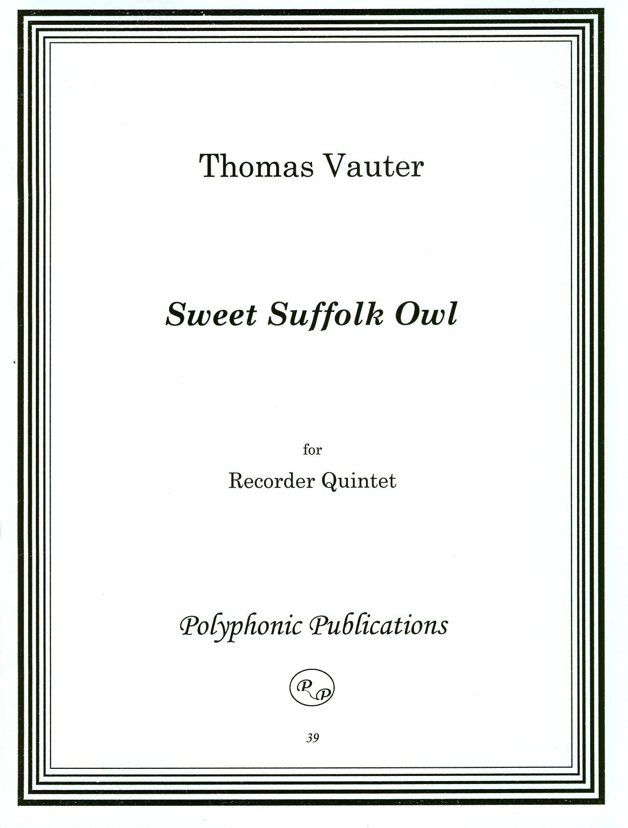 Sweet Suffolk Owl