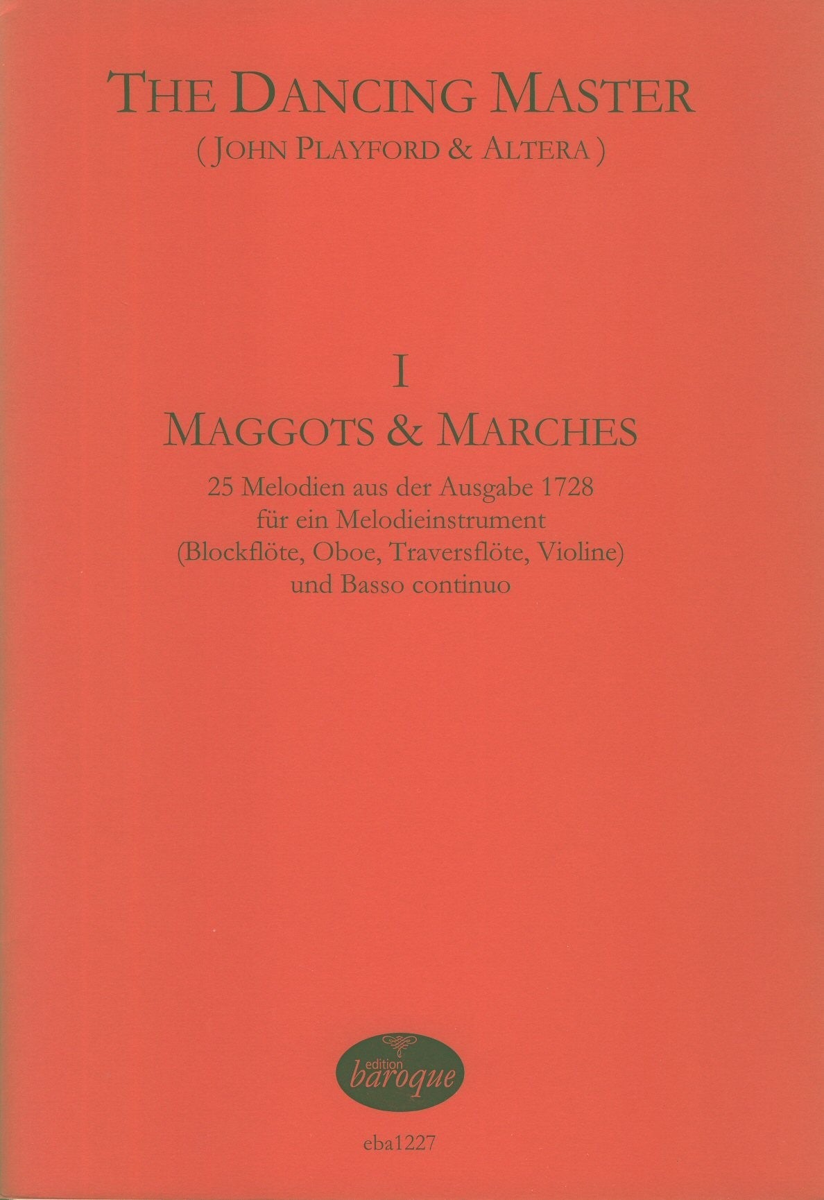 The Dancing Master I Maggots and Marches