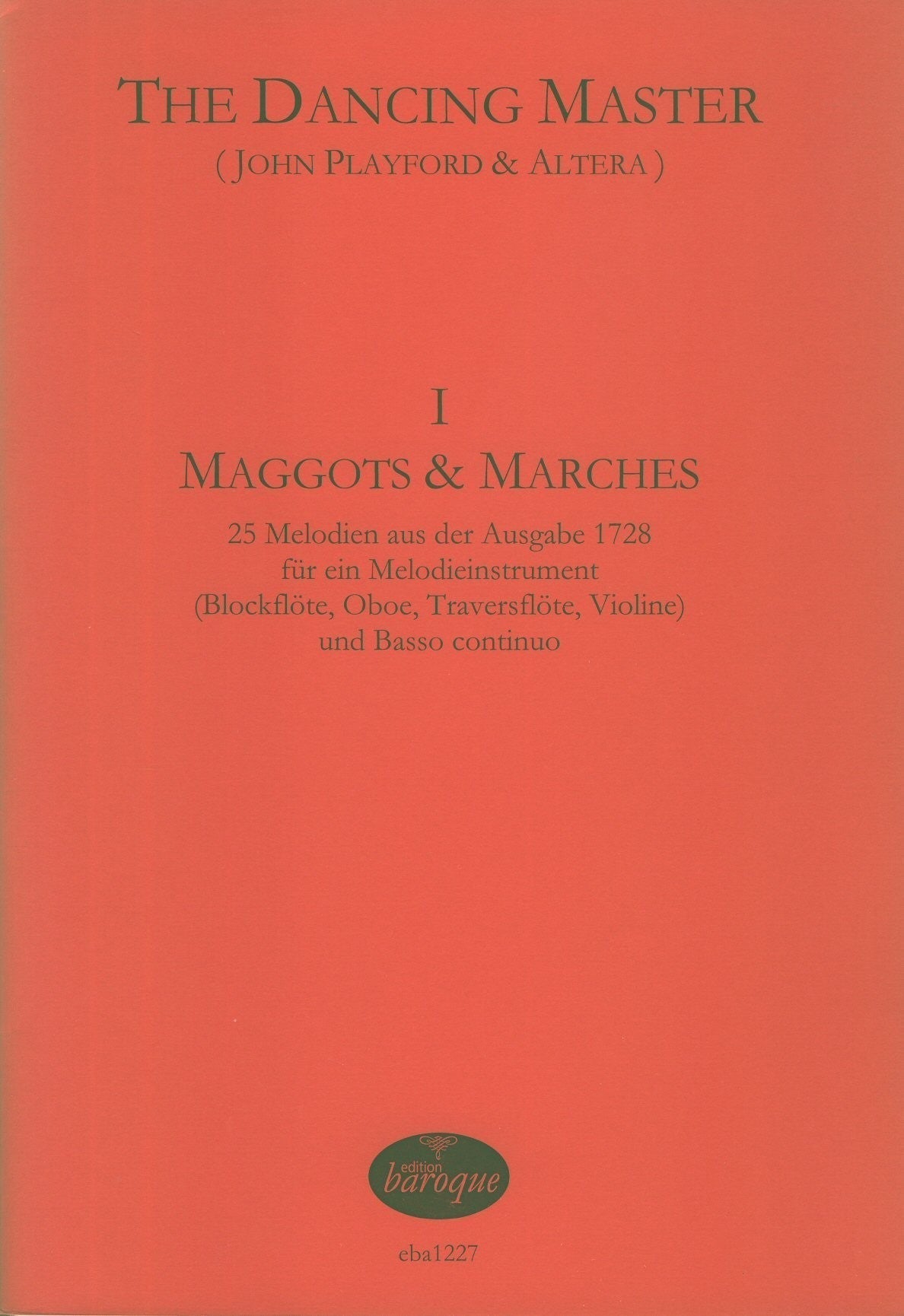 The Dancing Master I Maggots and Marches