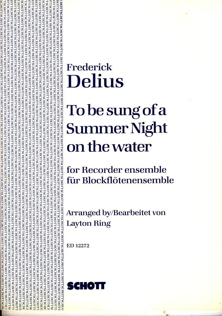 To be Sung of a Summer Night