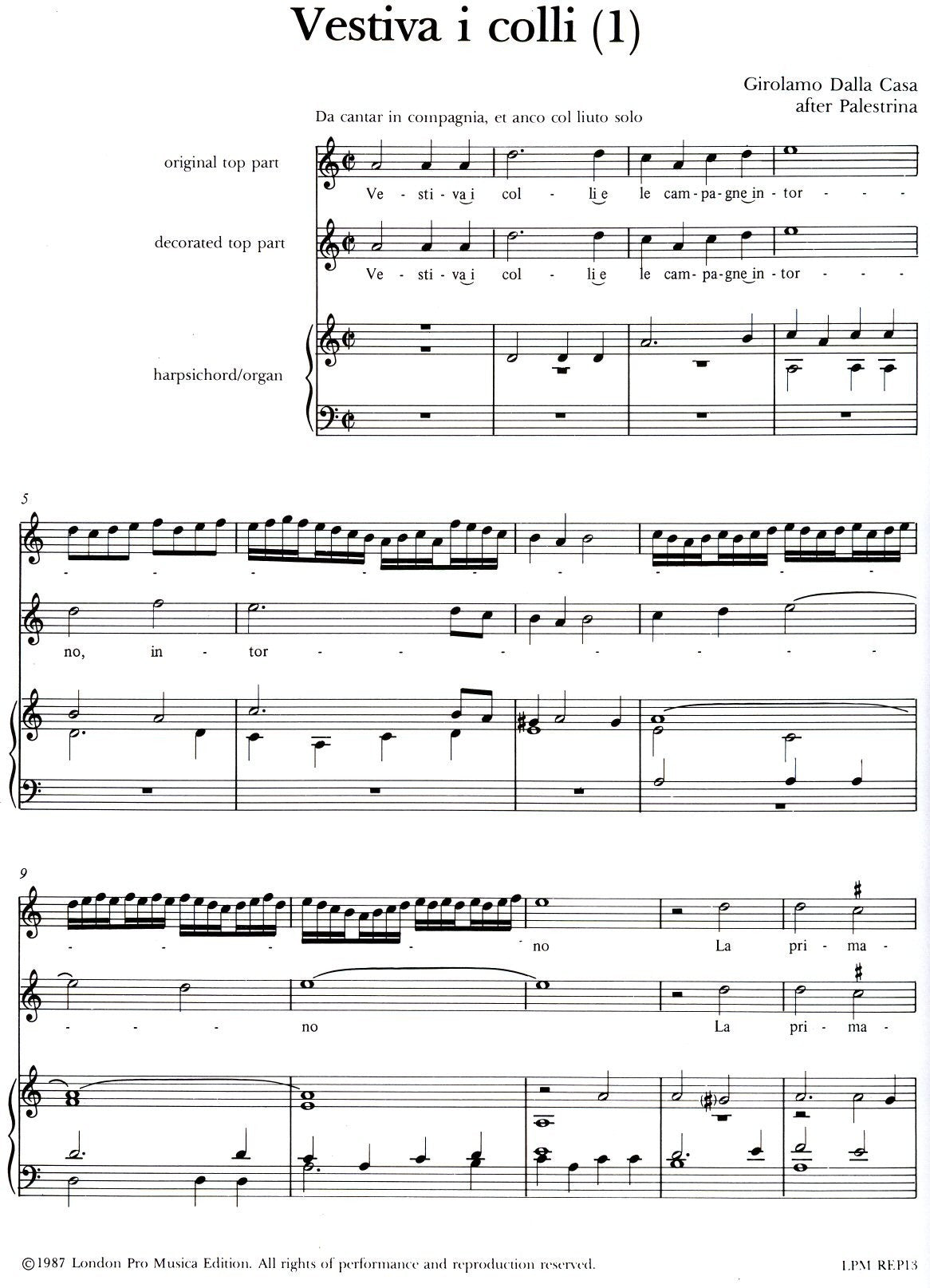 Divisions on Vestiva i Colli
