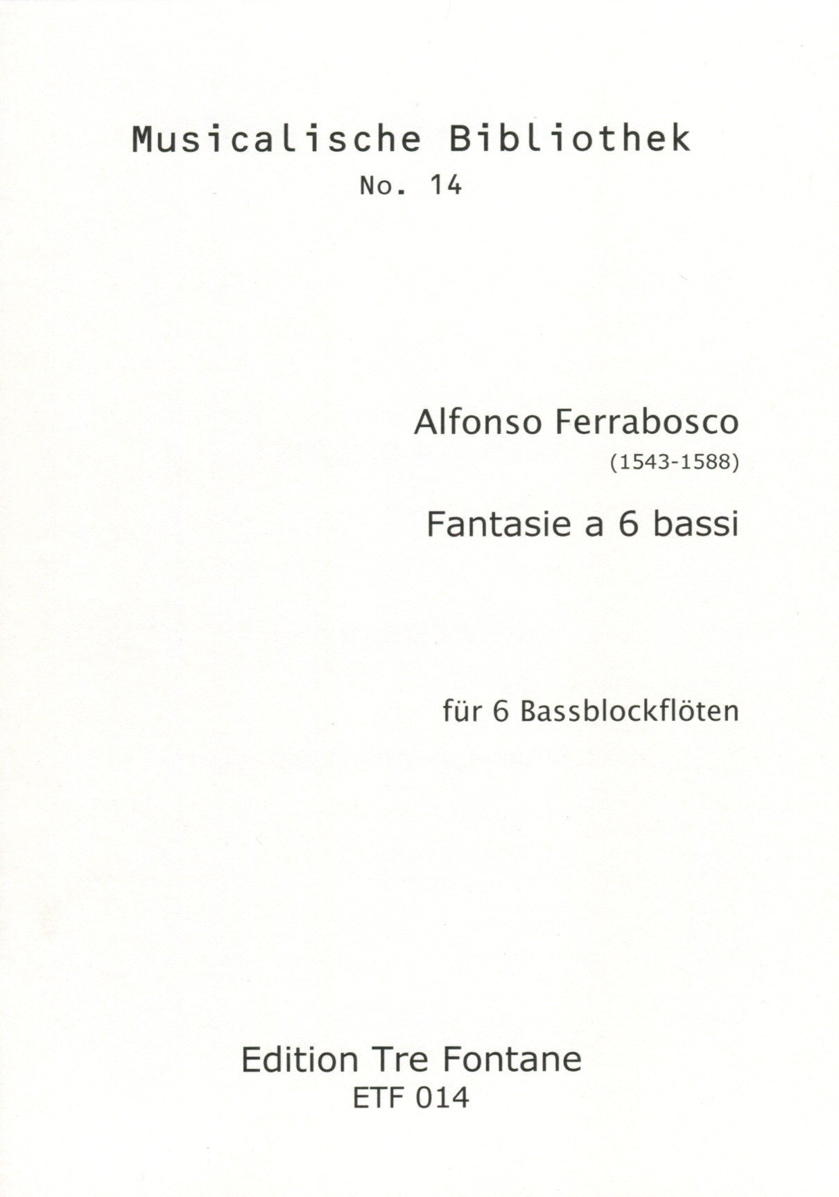 Fantasie a 6 bassi