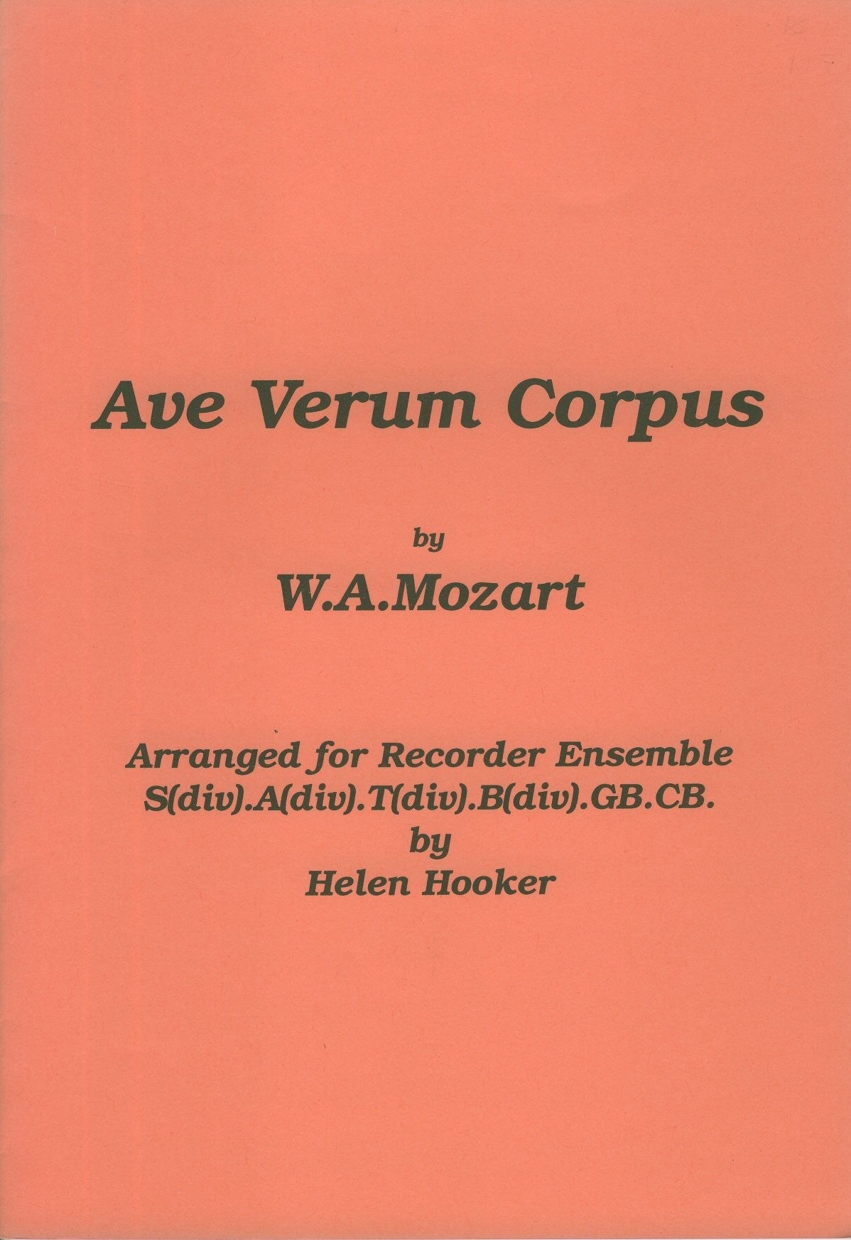 Ave Verum Corpus
