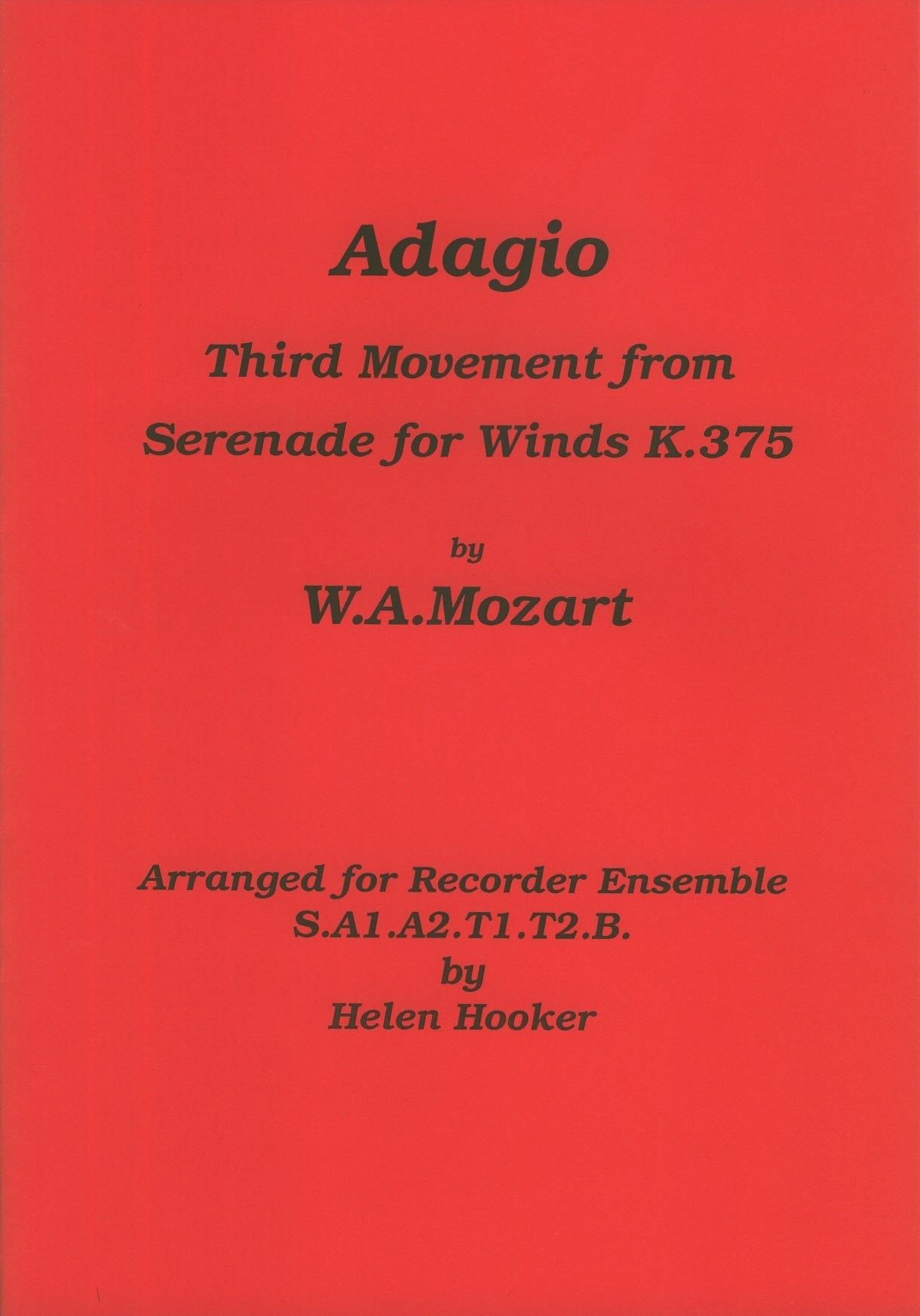 Adagio from Serenade for Winds K375