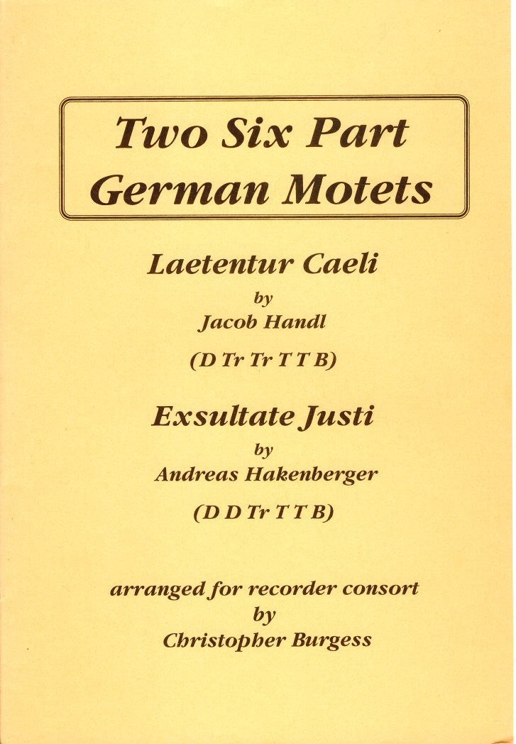 Two Six-Part German Motets