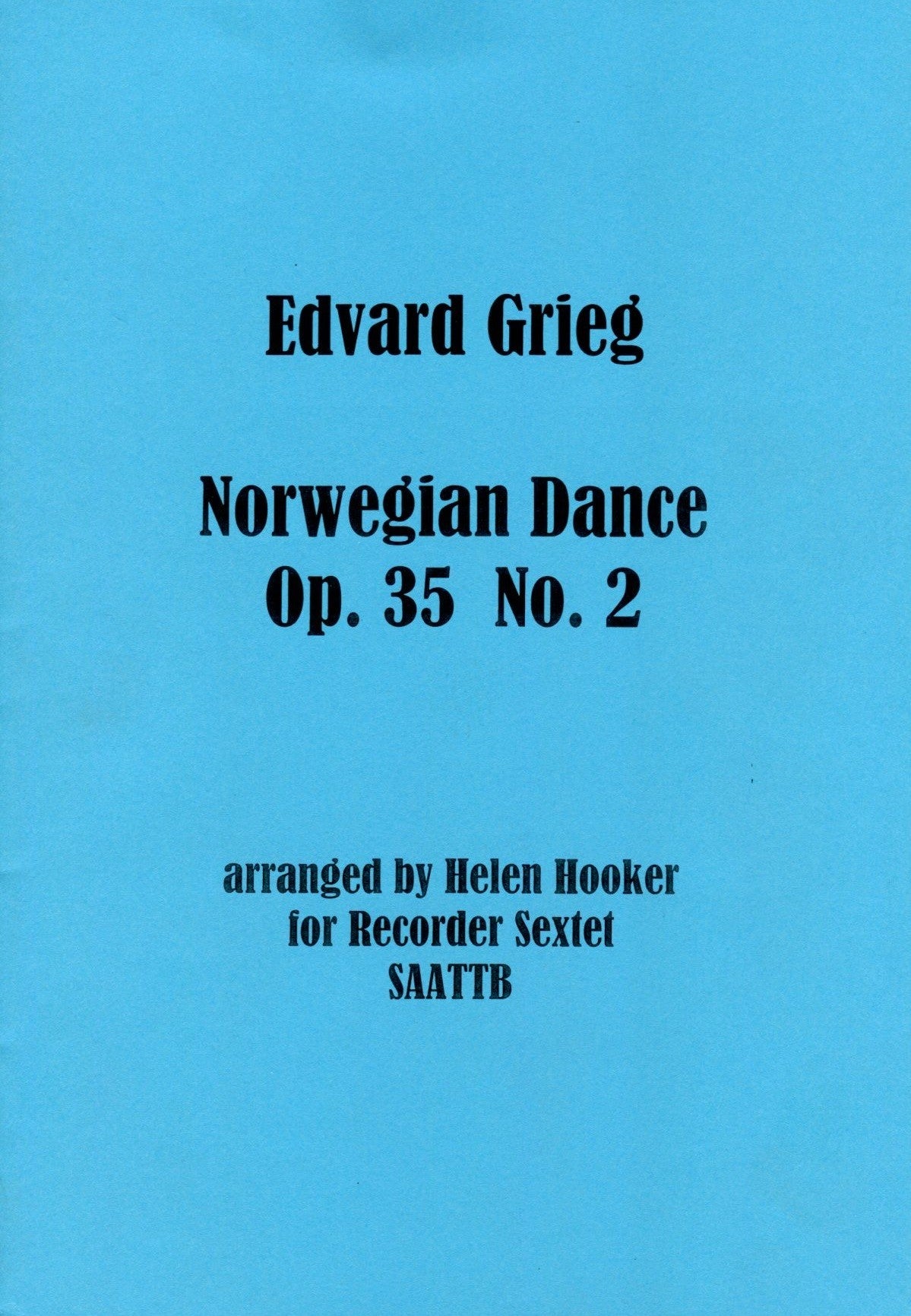 Norwegian Dance, Op35, No2