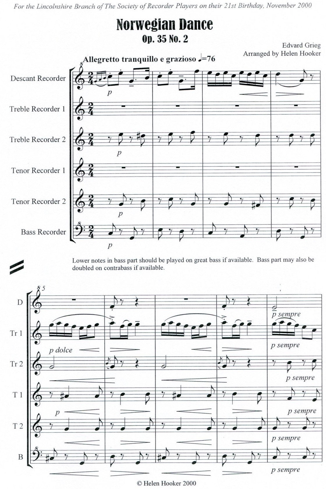 Norwegian Dance, Op35, No2