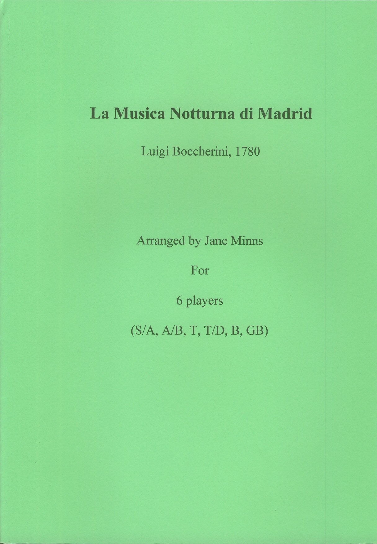 La Musica Notturna di Madrid