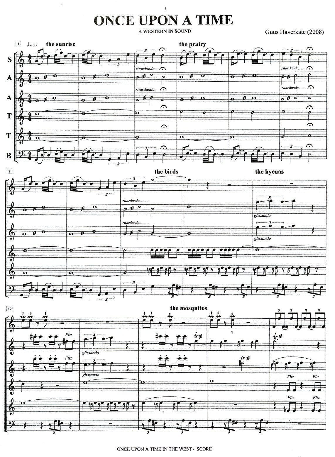 Once Upon A Time (A Western in Sound)