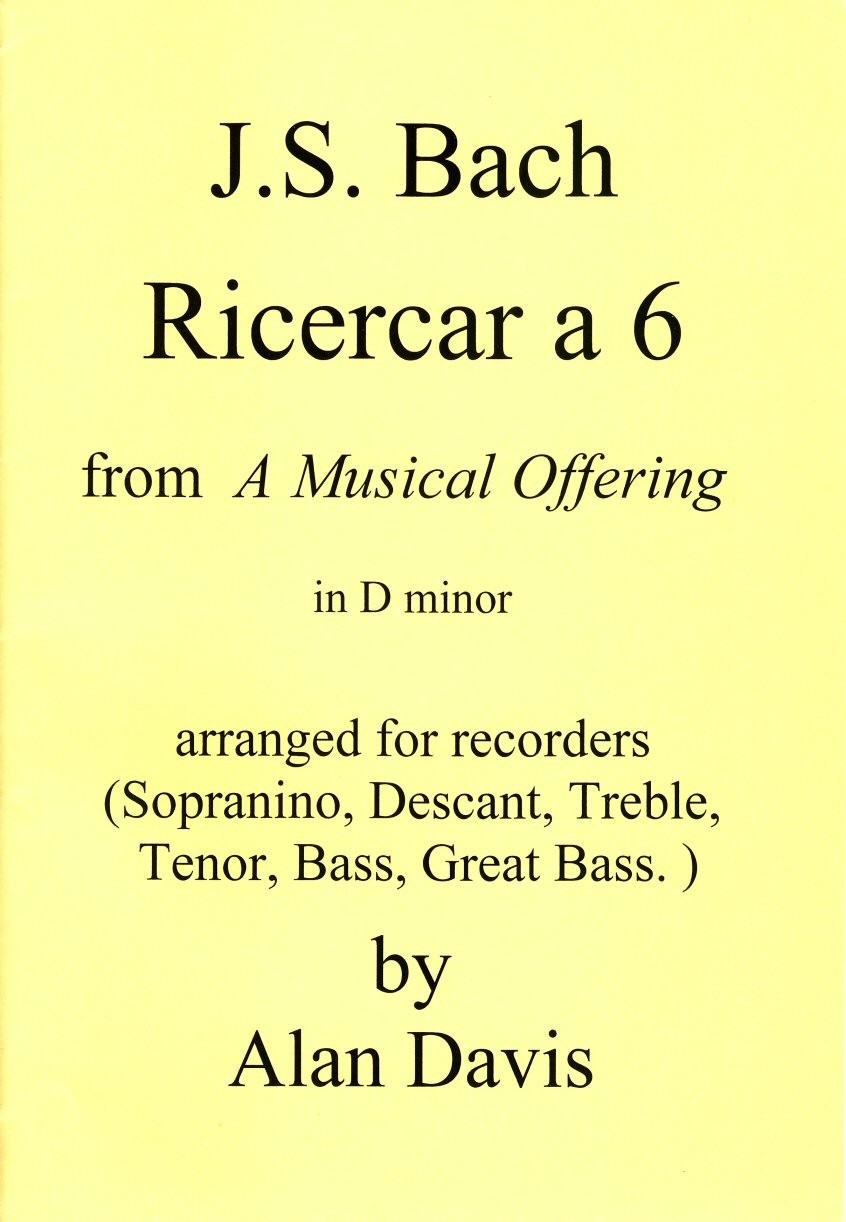 Ricercar a 6 in d minor BWV1079