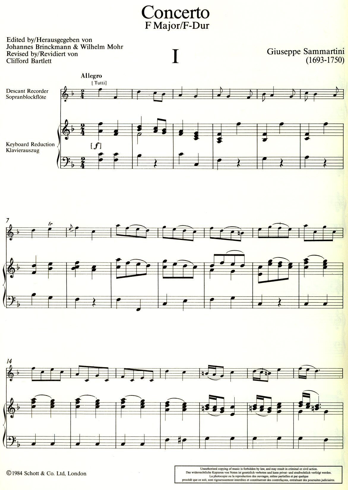 Concerto in F Major