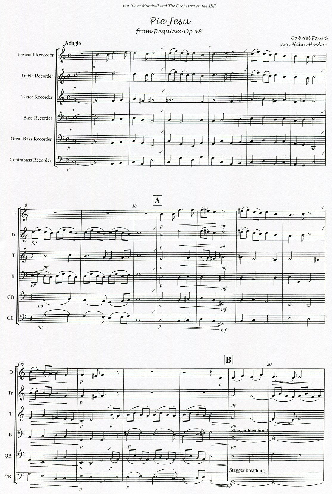Pie Jesu from Requiem Op 48