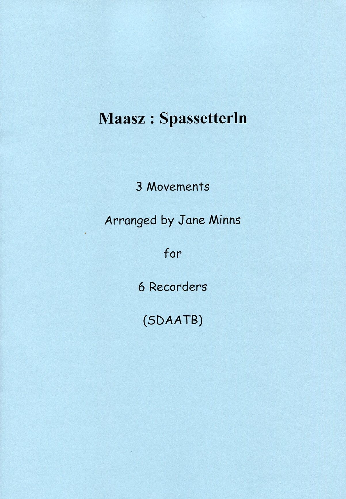 Maasz:  Spassetterlin