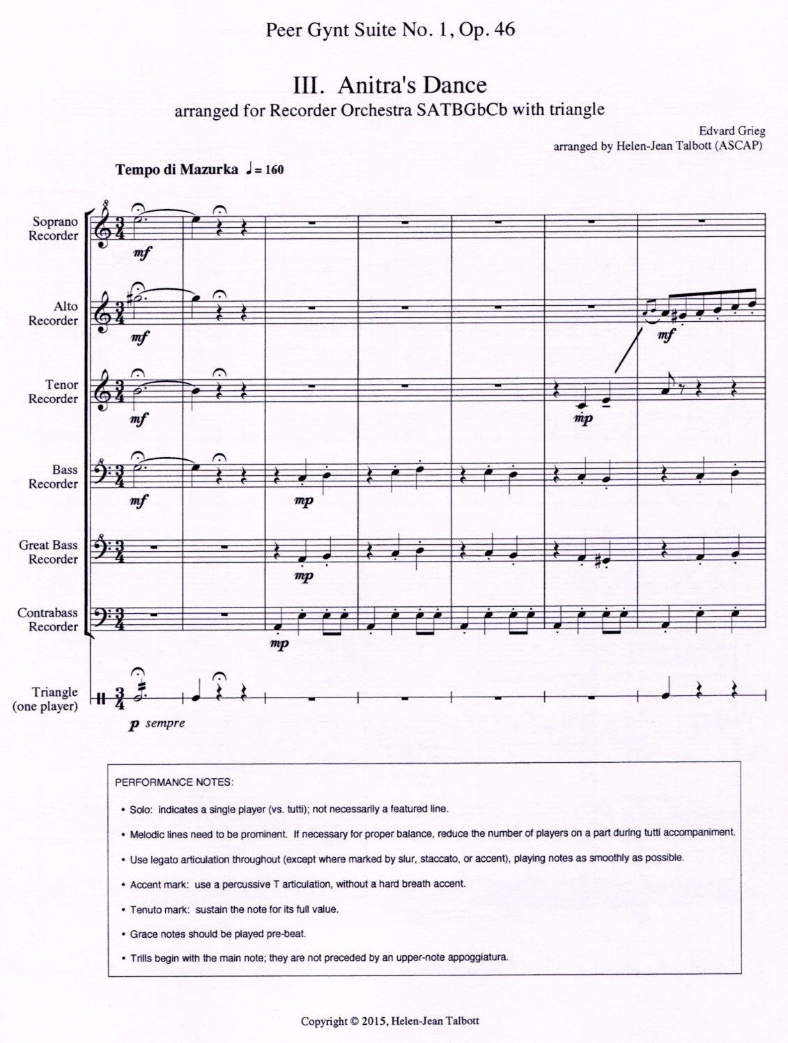 Peer Gynt Suite No 1, Op 46 III Anitra's Dance