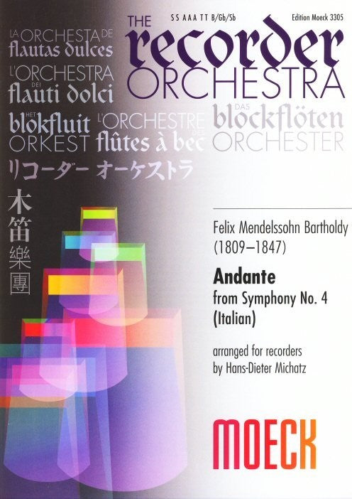 Andante from Symphony no 4 (Italian)