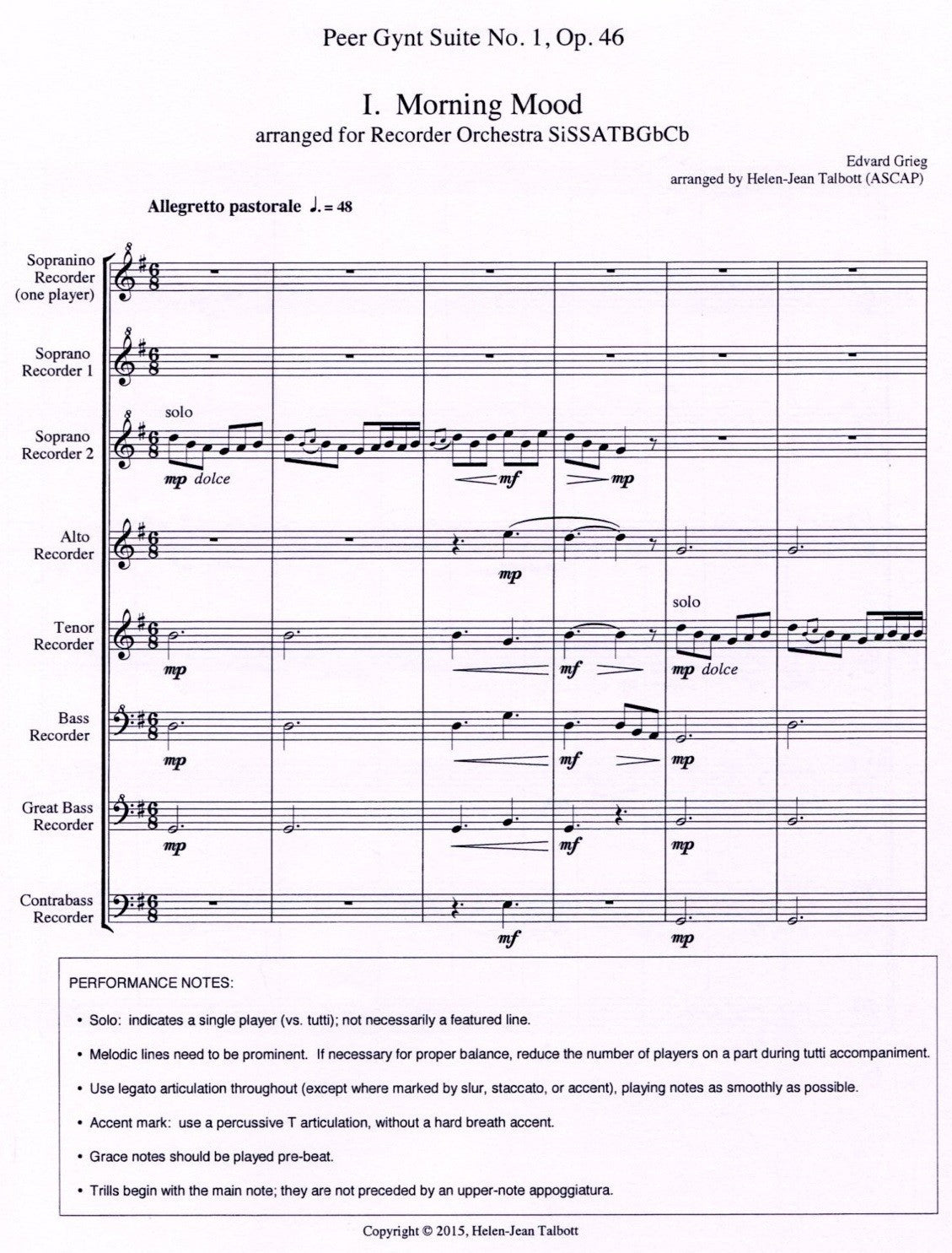 Peer Gynt Suite No 1, Op 46  I Morning Mood