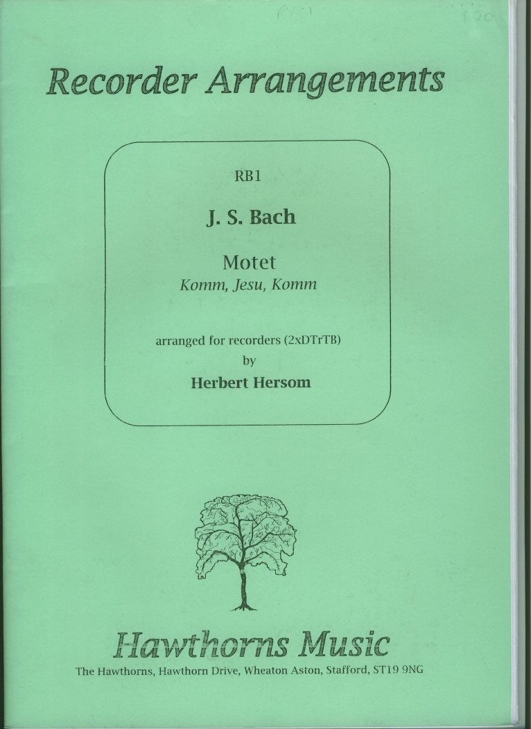 Motet: Komm, Jesu, Komm