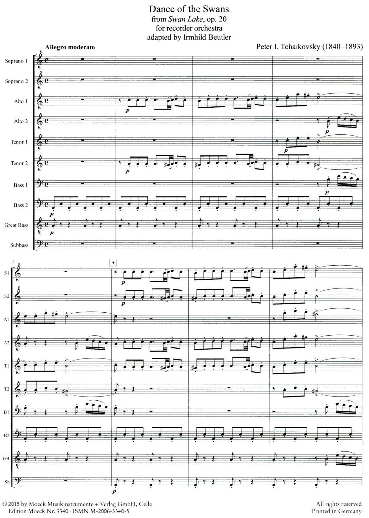Dance of the Swans Op 20