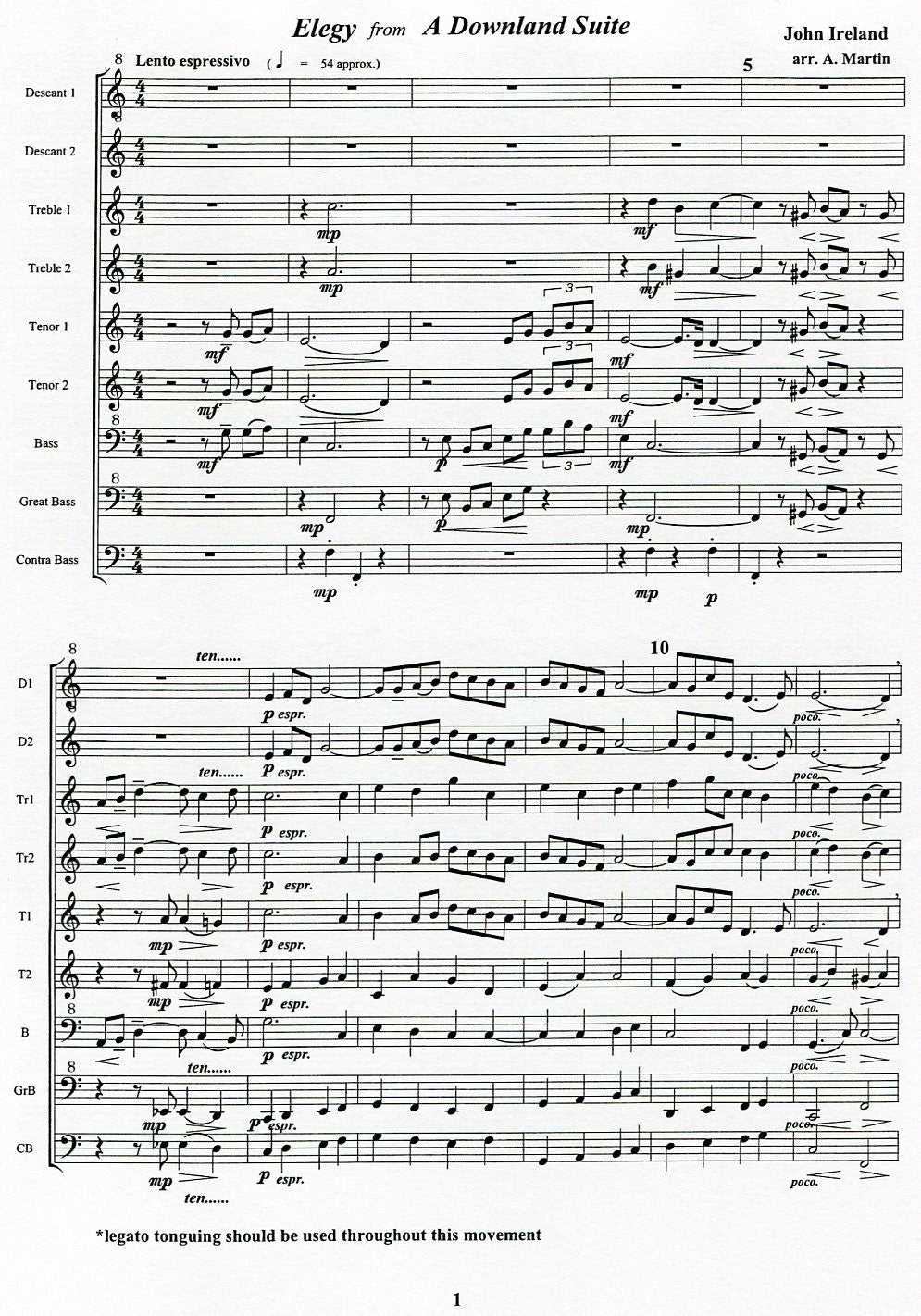 Elegy & Minuet from A Downland Suite