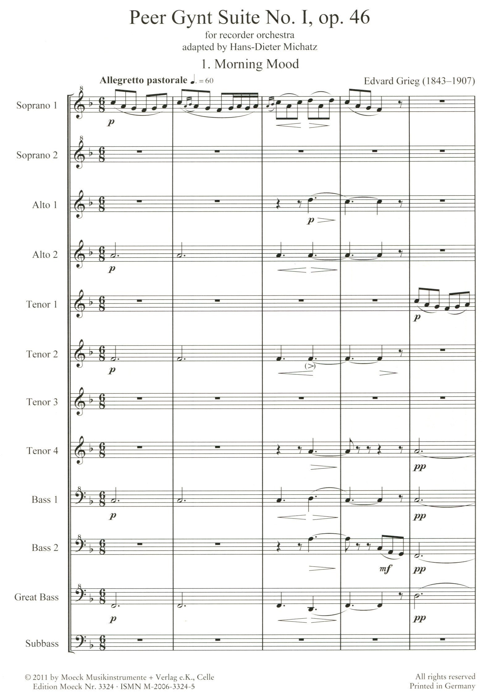 Peer Gynt Suite No 1, Op 46