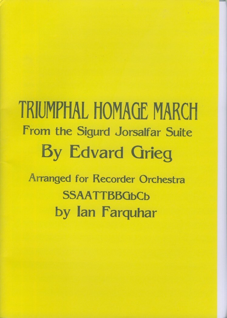 Triumphal Homage March from the Sigurd Jorsalfar Suite
