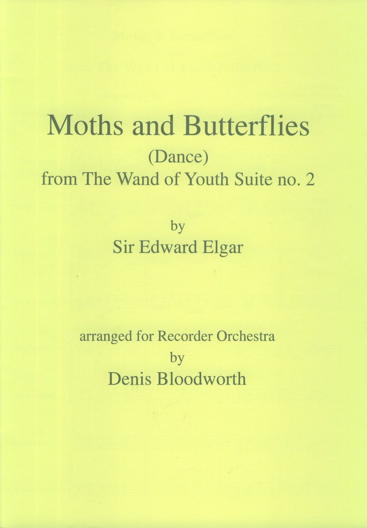 Moths and Butterflies from The Wand of Youth Suite no 2