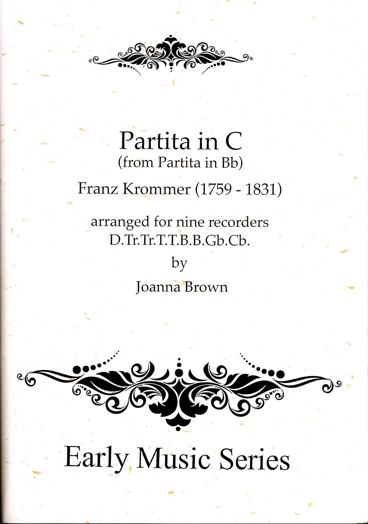 Partita in C (originally in Bb)