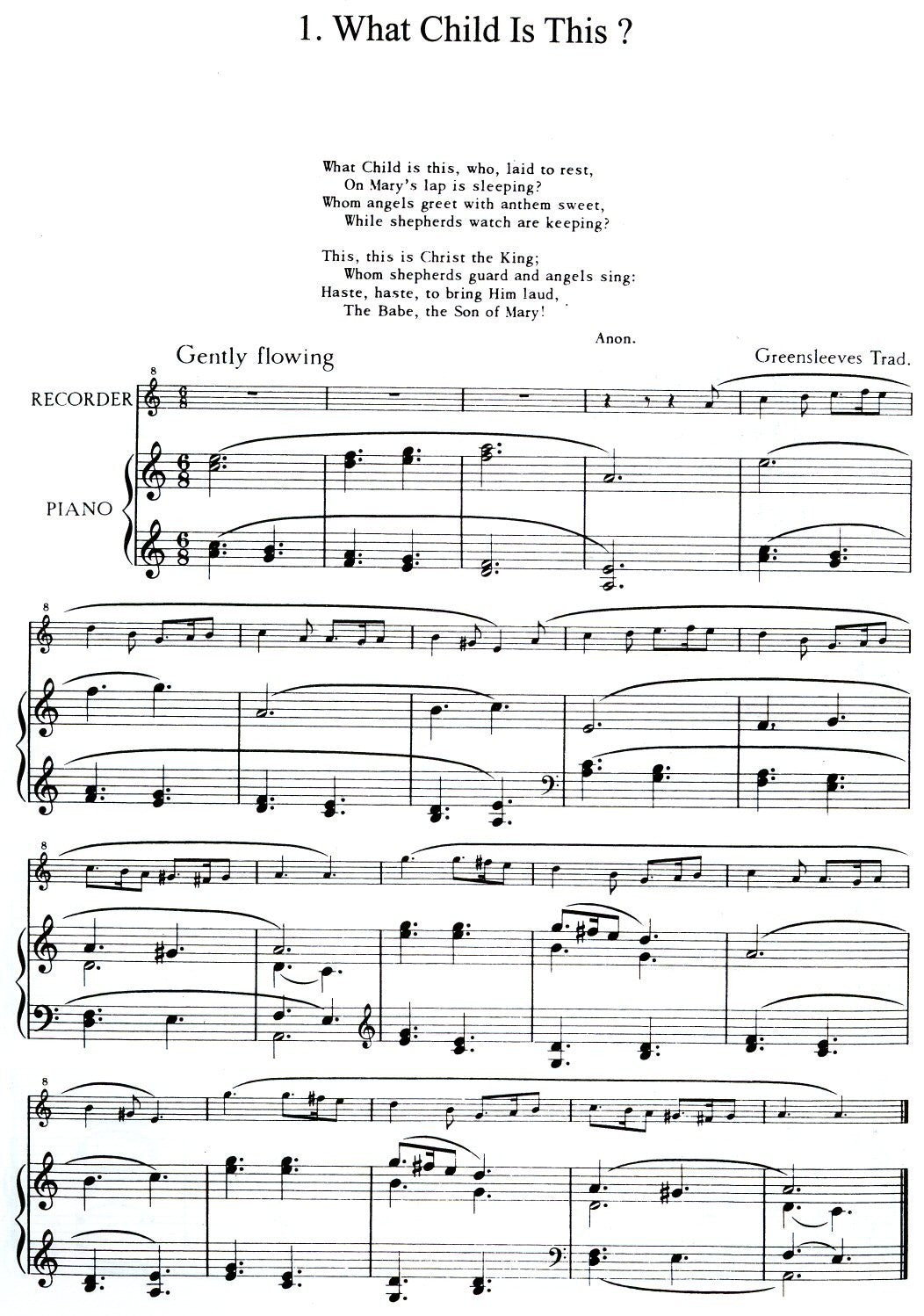 Christmas Carols for Recorder