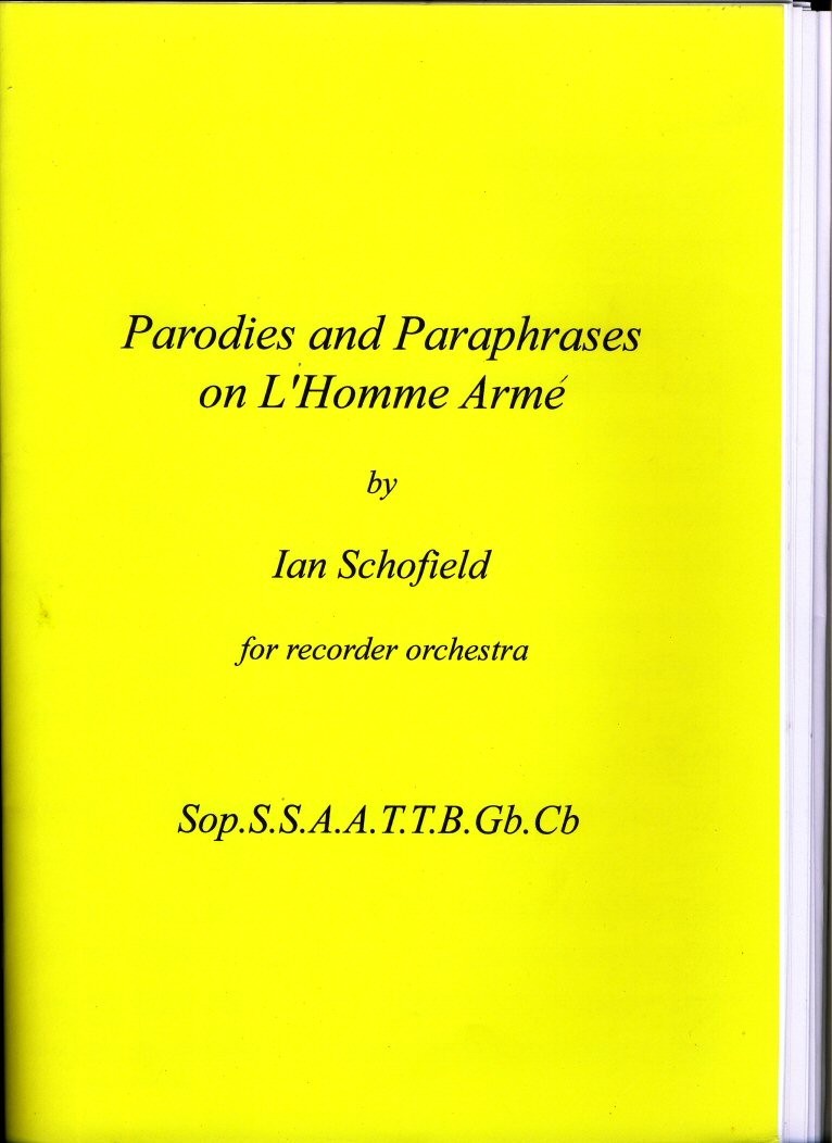 Parodies and Paraphases on L'Homme Arme