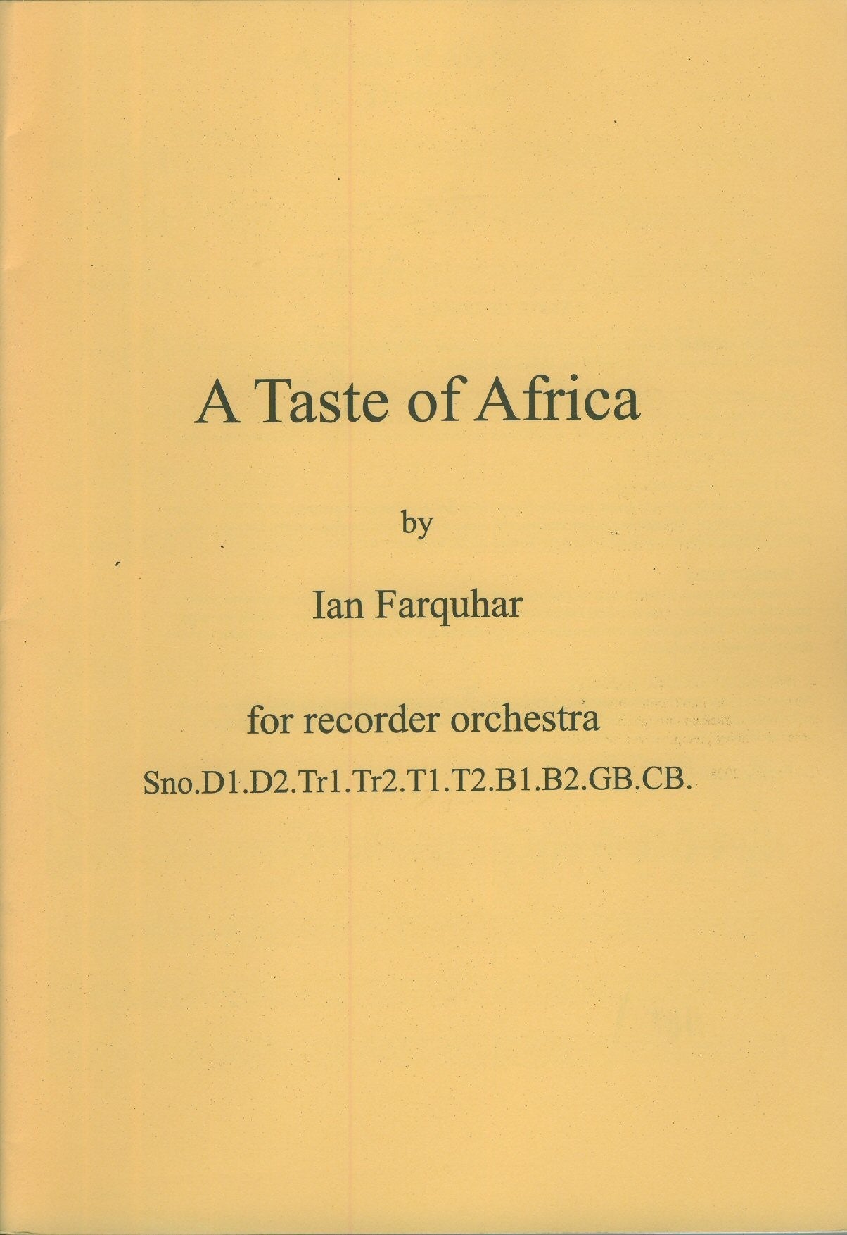 A Taste of Africa