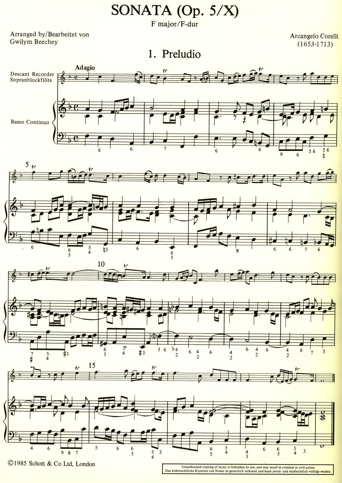 Sonata Op 5, No 10